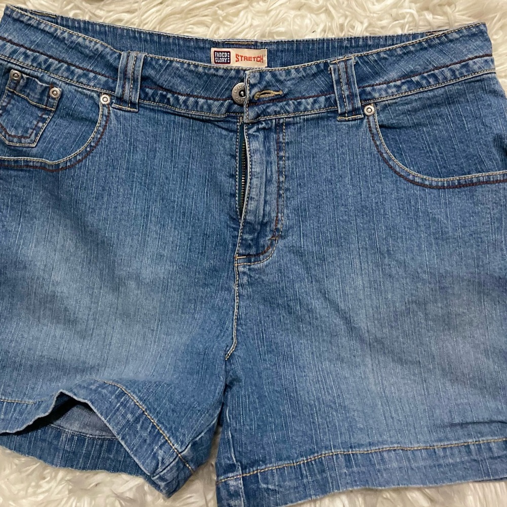 denim shorts